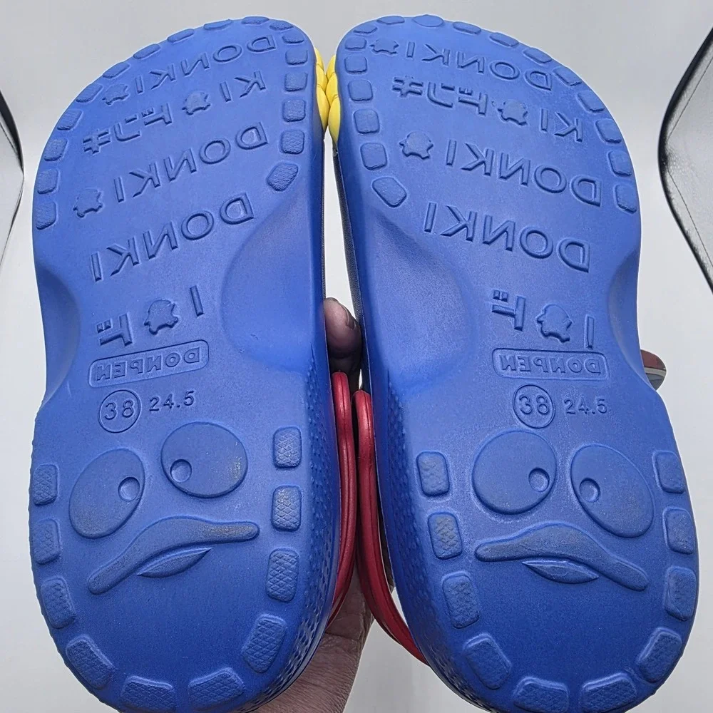 Don Quijote Donpen Town Sandals SZ 24.5cm 38 US Womens 7.5 Mens 6 Blue NWT Japan